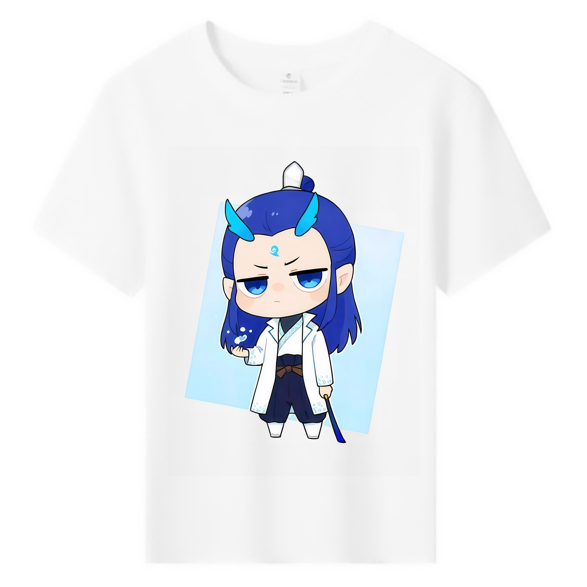 （画像用） Ne Zha 2 ナタ 魔童の大暴れ 綿100％キッズTシャツ（フロントプリント）
