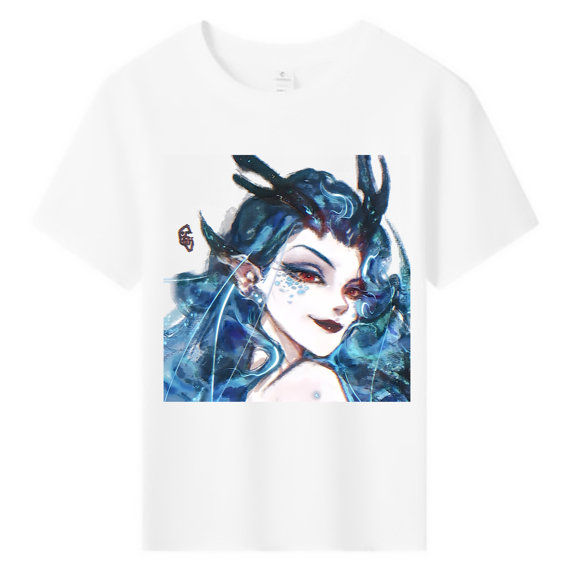 （画像用） Ne Zha 2 ナタ 魔童の大暴れ 綿100％キッズTシャツ（フロントプリント）