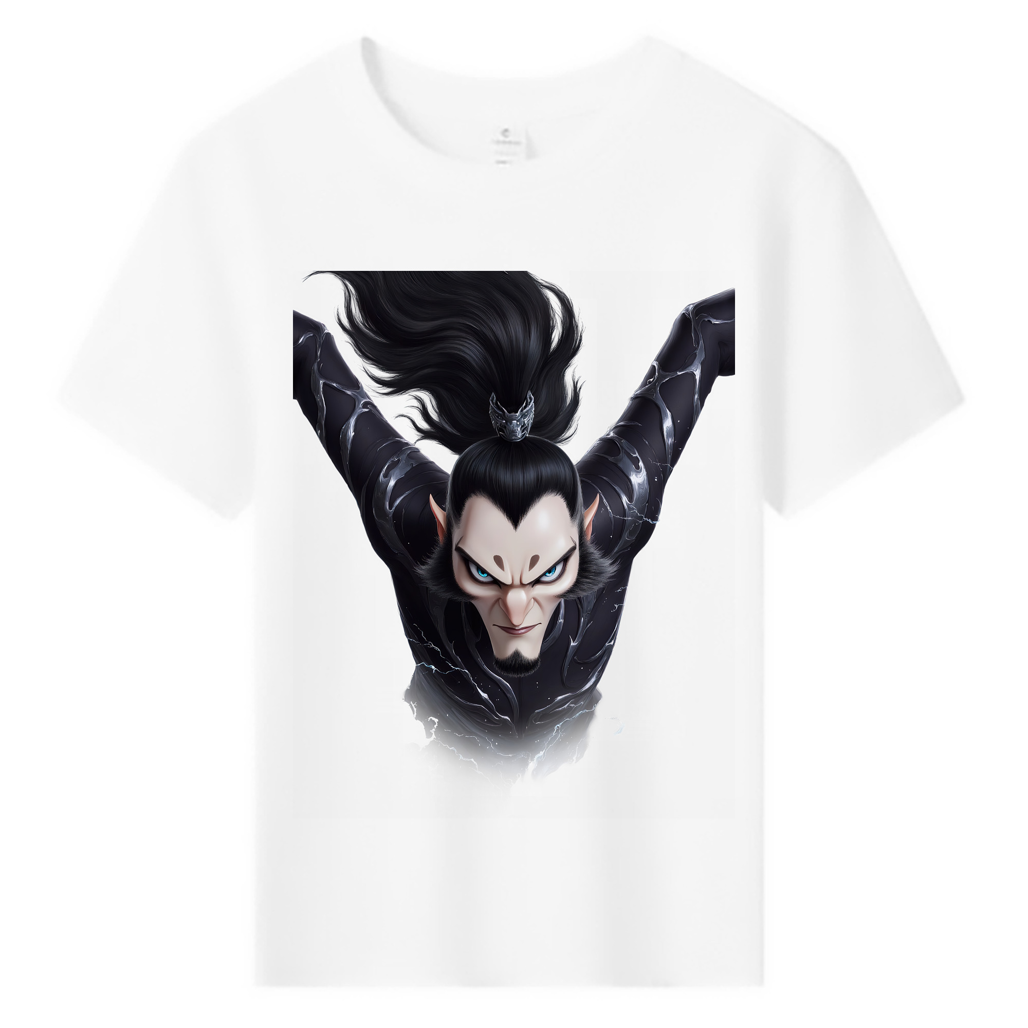 （画像用） Ne Zha 2 ナタ 魔童の大暴れ 綿100％キッズTシャツ（フロントプリント）