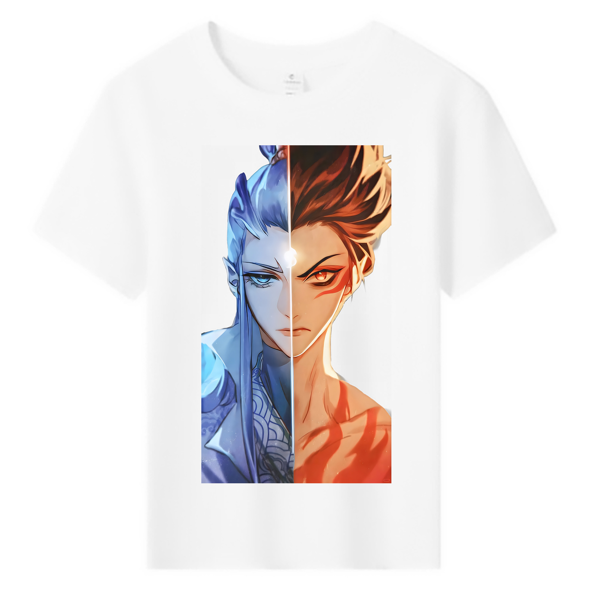（画像用） Ne Zha 2 ナタ 魔童の大暴れ 綿100％キッズTシャツ（フロントプリント）