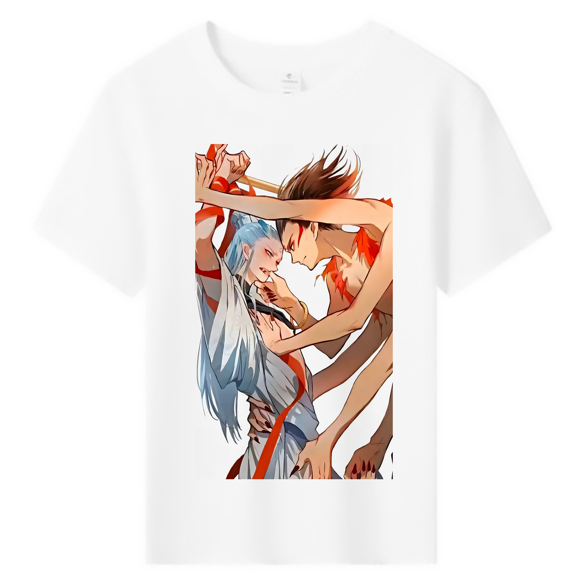 （画像用） Ne Zha 2 ナタ 魔童の大暴れ 綿100％キッズTシャツ（フロントプリント）