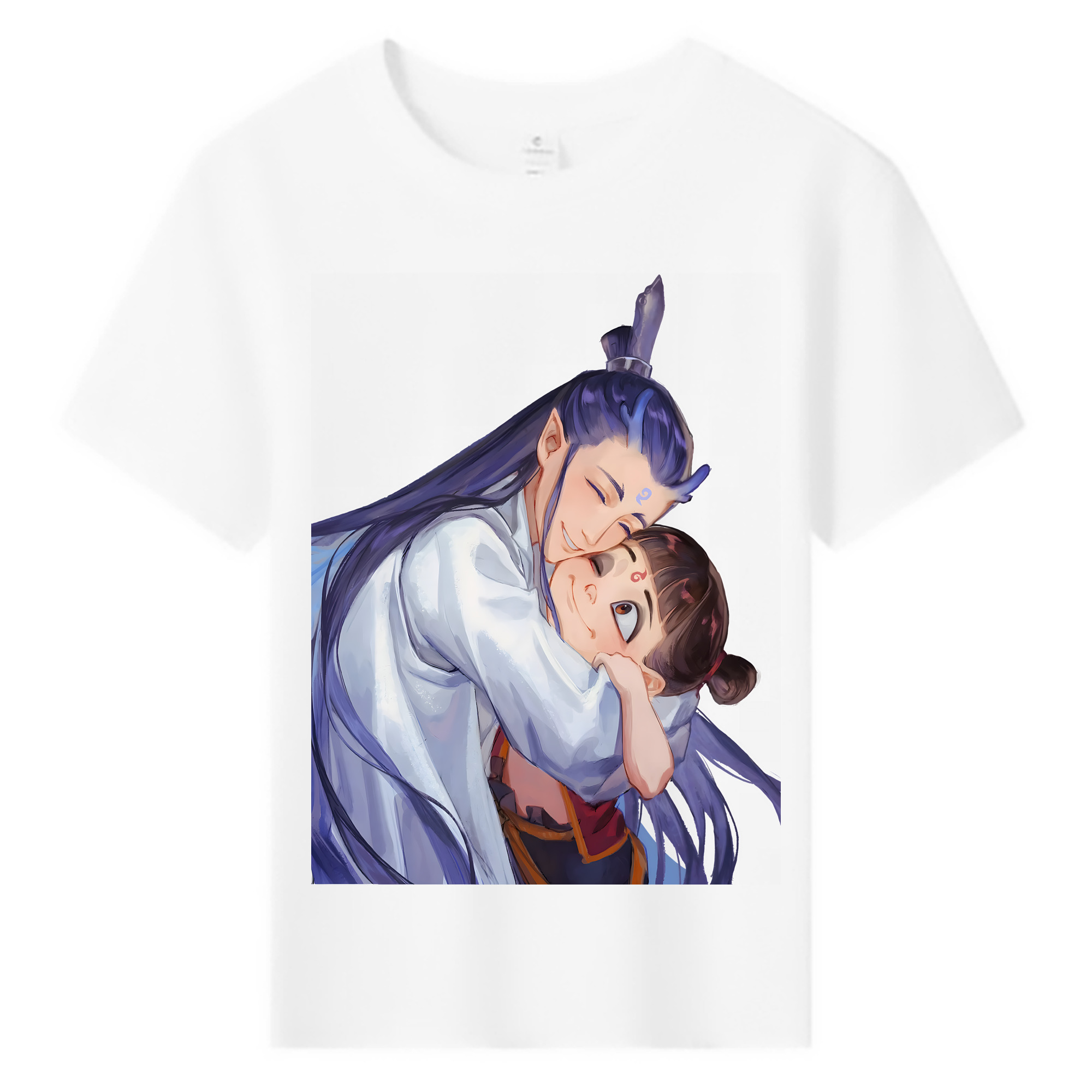 （画像用） Ne Zha 2 ナタ 魔童の大暴れ 綿100％キッズTシャツ（フロントプリント）