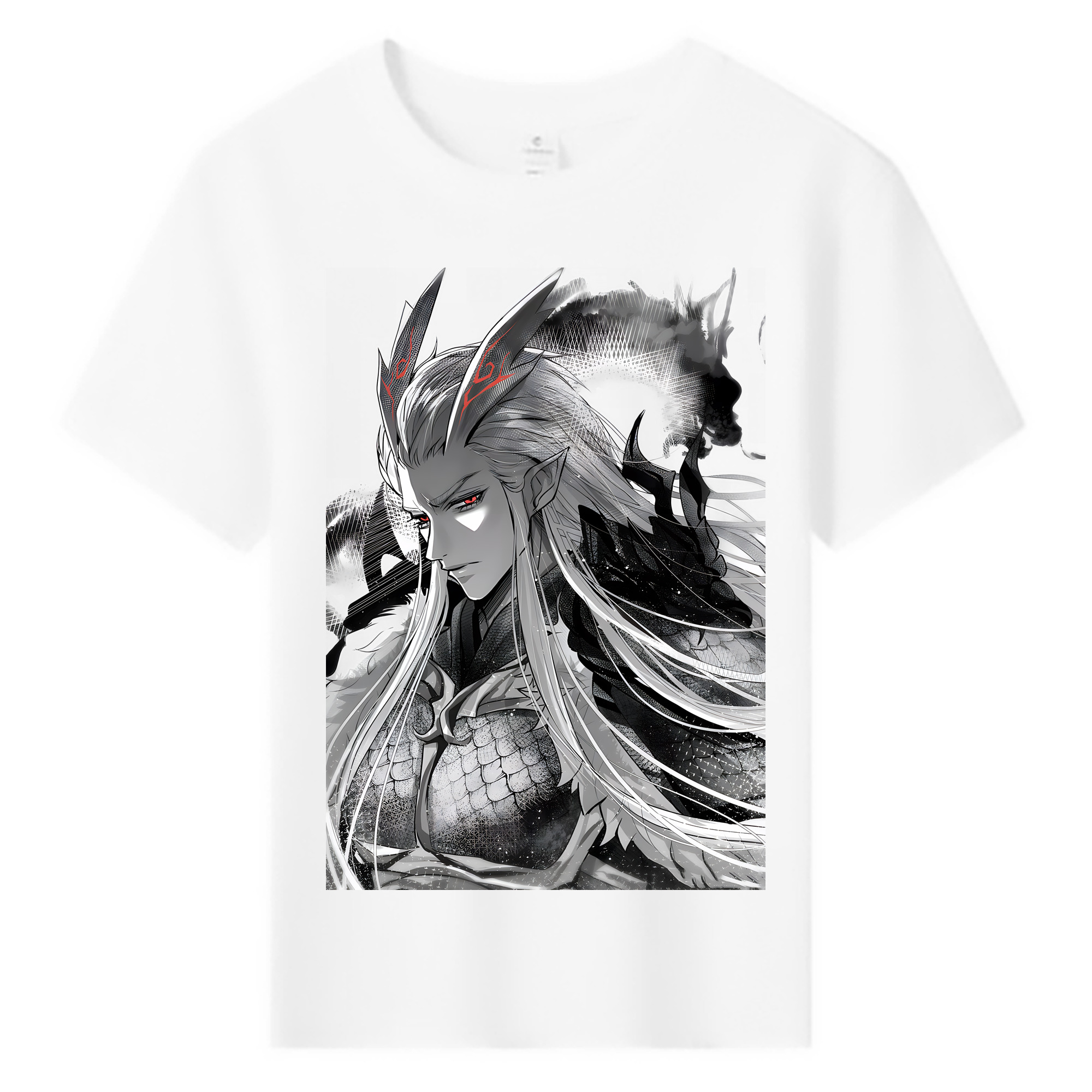 （画像用） Ne Zha 2 ナタ 魔童の大暴れ 綿100％キッズTシャツ（フロントプリント）