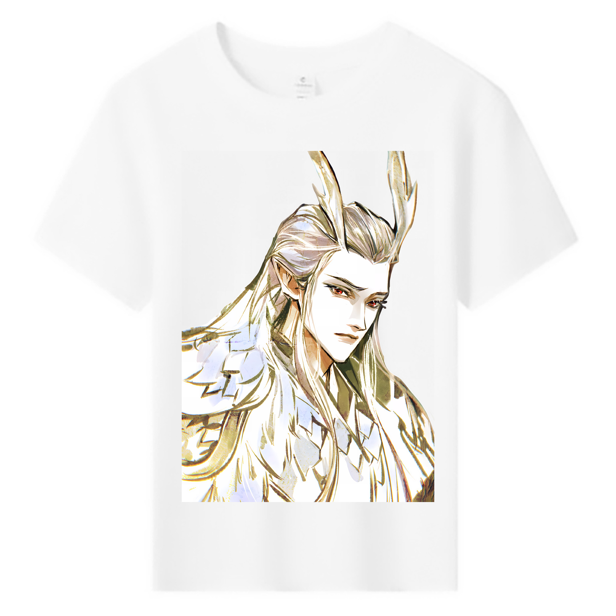 （画像用） Ne Zha 2 ナタ 魔童の大暴れ 綿100％キッズTシャツ（フロントプリント）