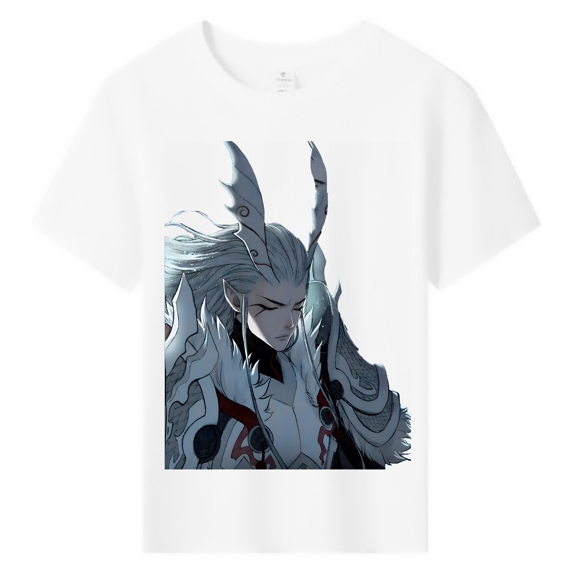 （画像用） Ne Zha 2 ナタ 魔童の大暴れ 綿100％キッズTシャツ（フロントプリント）