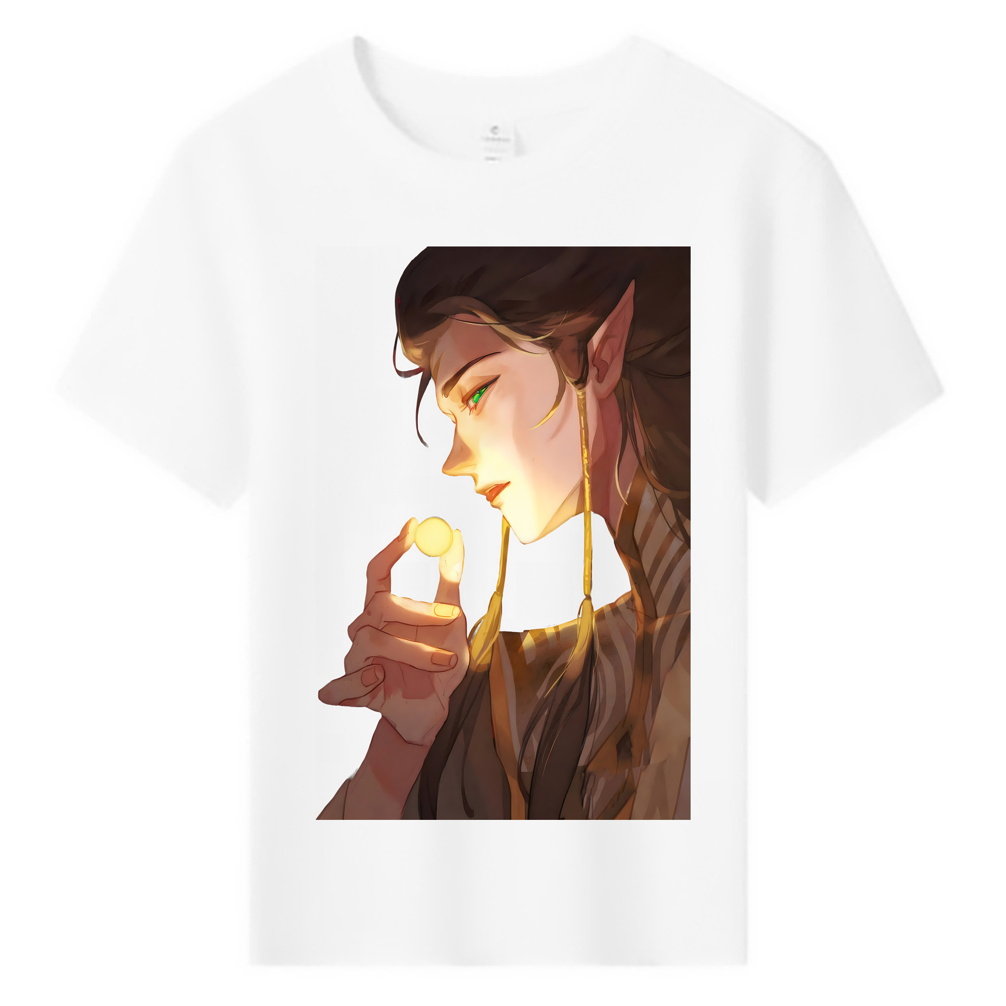 （画像用） Ne Zha 2 ナタ 魔童の大暴れ 綿100％キッズTシャツ（フロントプリント）