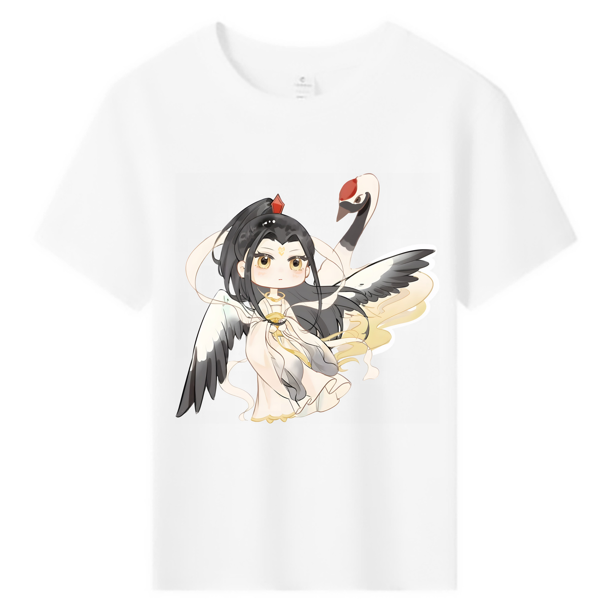 （画像用） Ne Zha 2 ナタ 魔童の大暴れ 綿100％キッズTシャツ（フロントプリント）