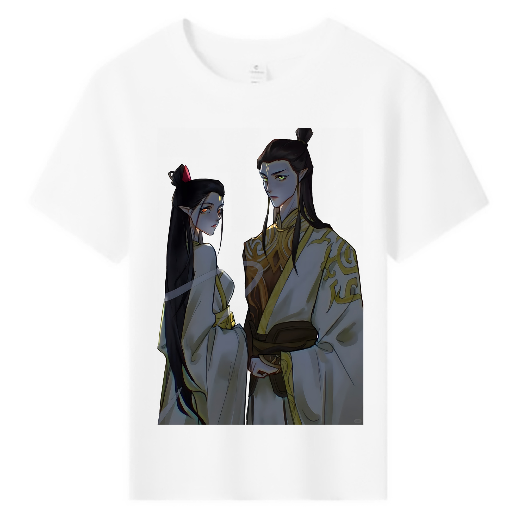（画像用） Ne Zha 2 ナタ 魔童の大暴れ 綿100％キッズTシャツ（フロントプリント）