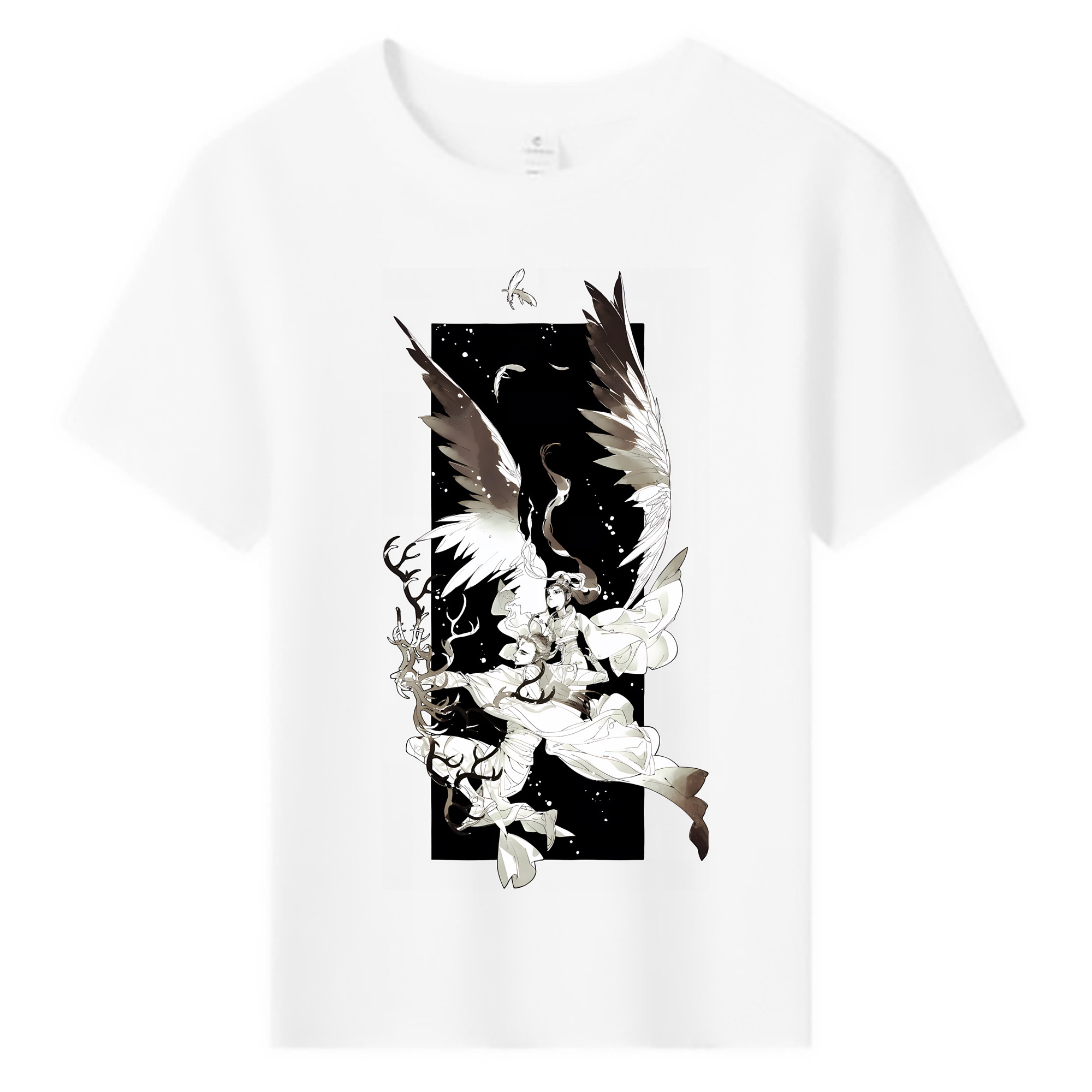 （画像用） Ne Zha 2 ナタ 魔童の大暴れ 綿100％キッズTシャツ（フロントプリント）