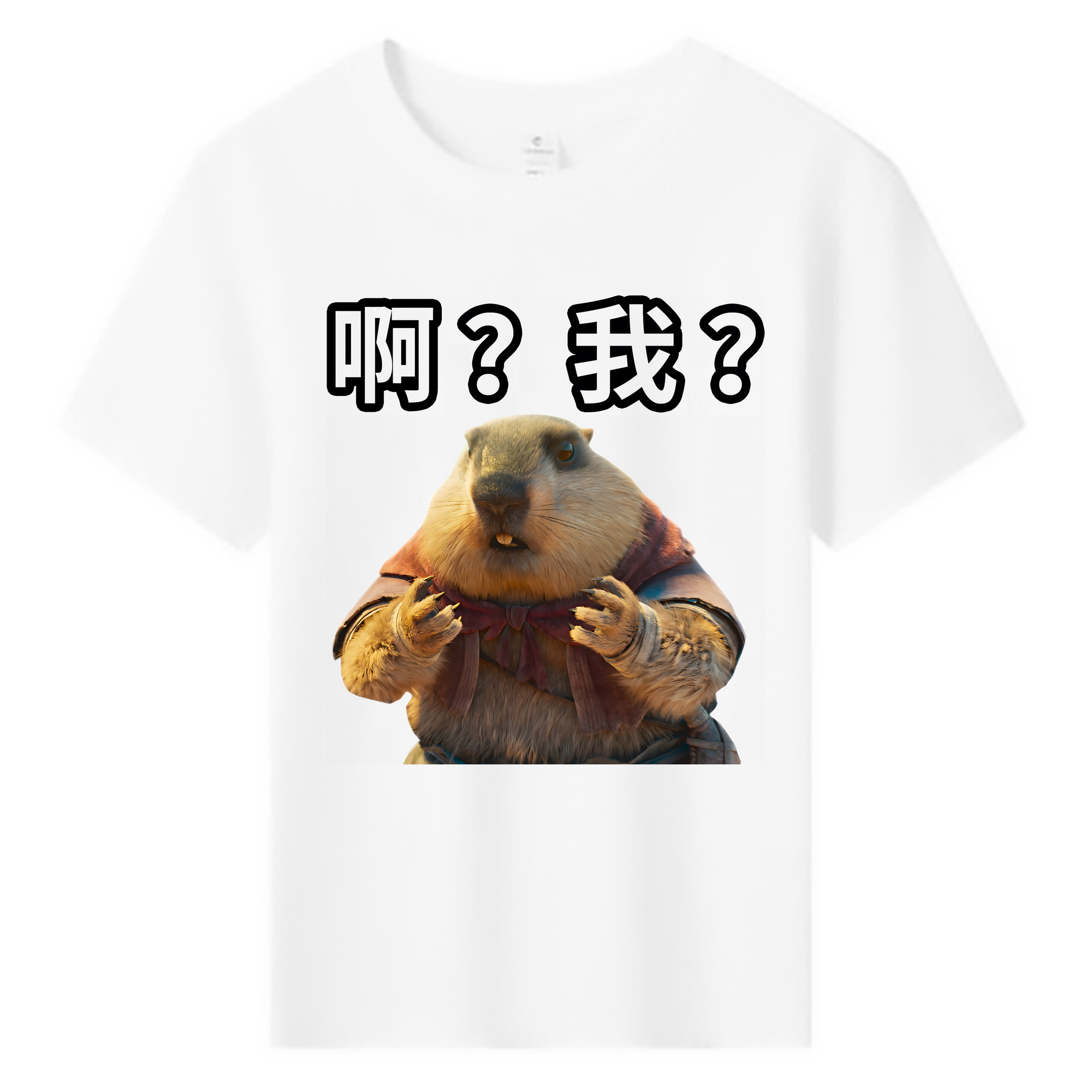 （画像用） Ne Zha 2 ナタ 魔童の大暴れ 綿100％キッズTシャツ（フロントプリント）