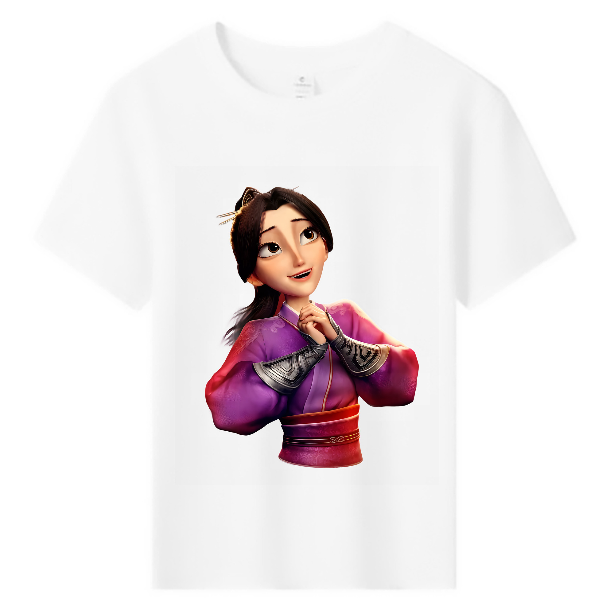 （画像用） Ne Zha 2 ナタ 魔童の大暴れ 綿100％キッズTシャツ（フロントプリント）