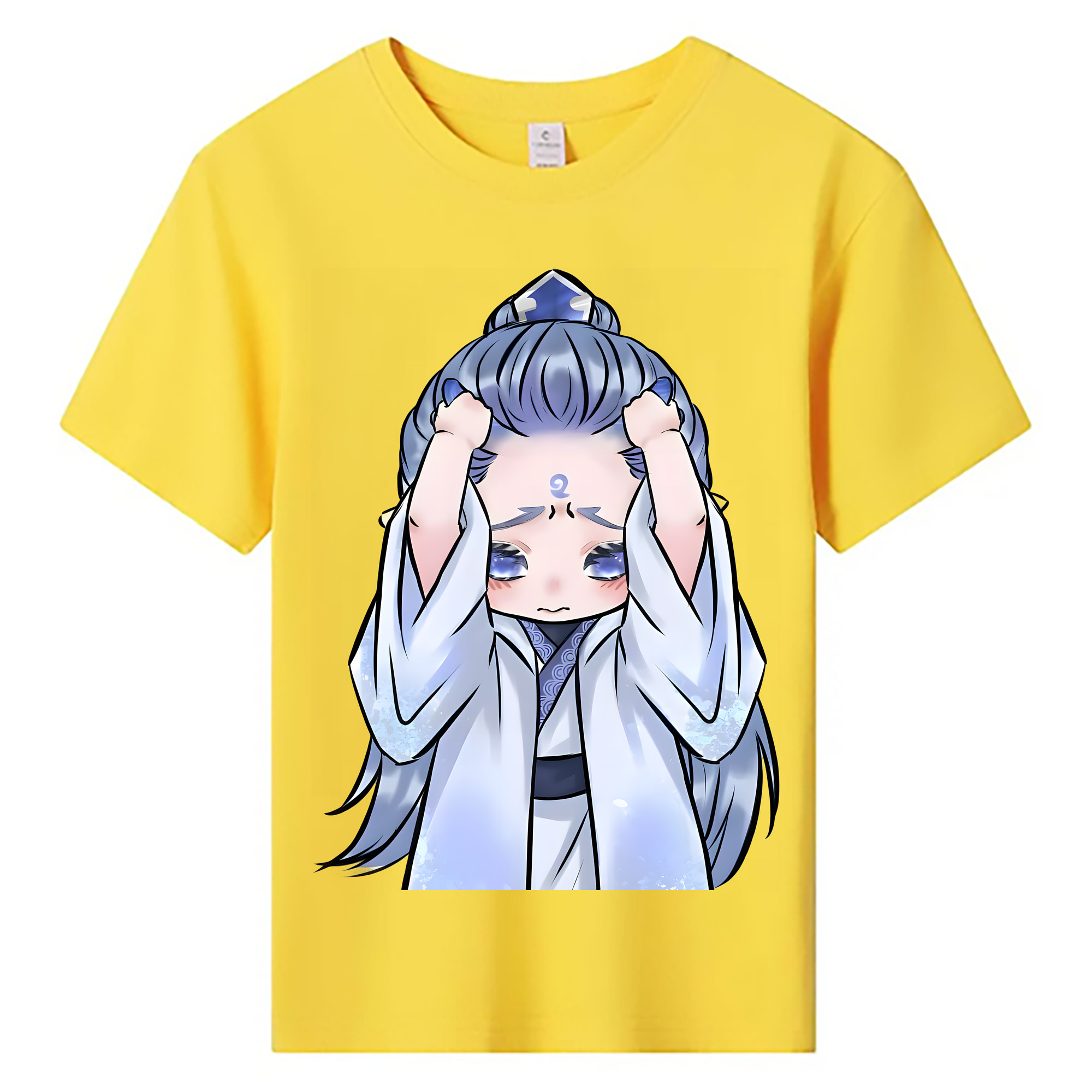 （画像用） Ne Zha 2 ナタ 魔童の大暴れ 綿100％キッズTシャツ（フロントプリント）