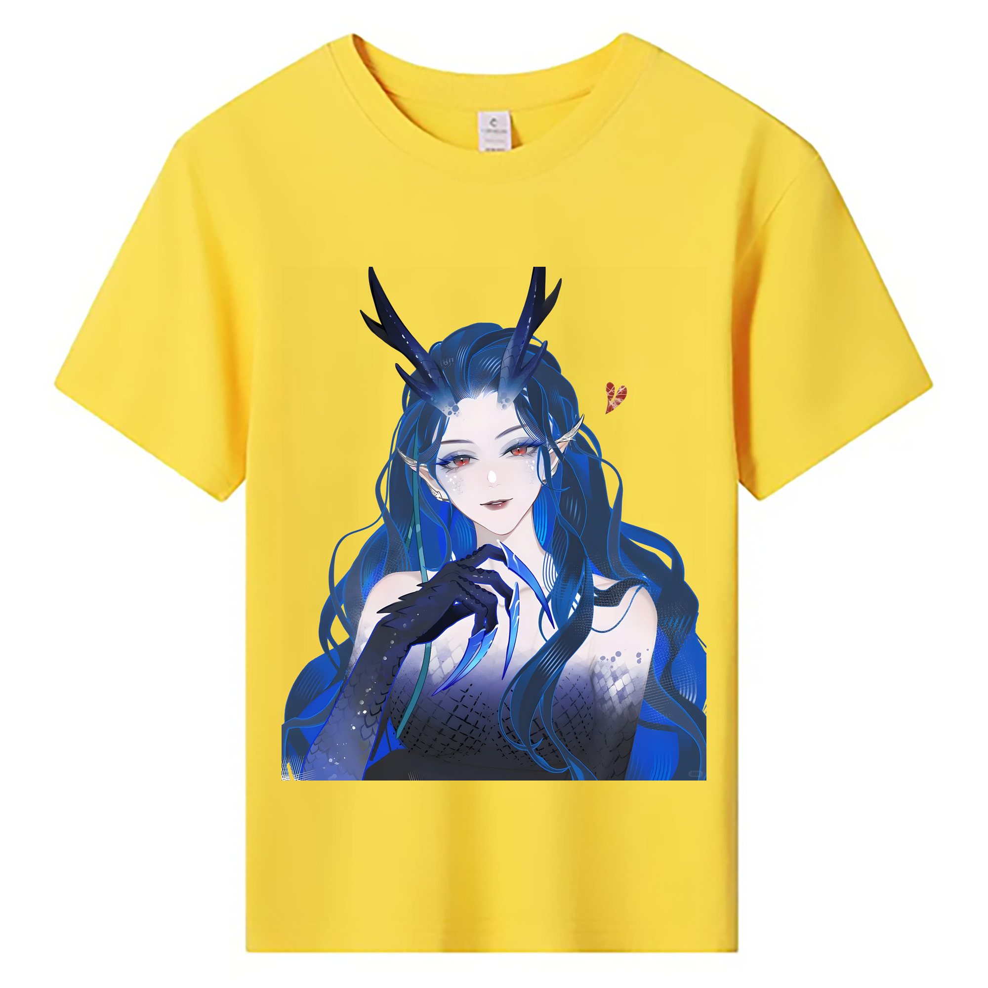 （画像用） Ne Zha 2 ナタ 魔童の大暴れ 綿100％キッズTシャツ（フロントプリント）