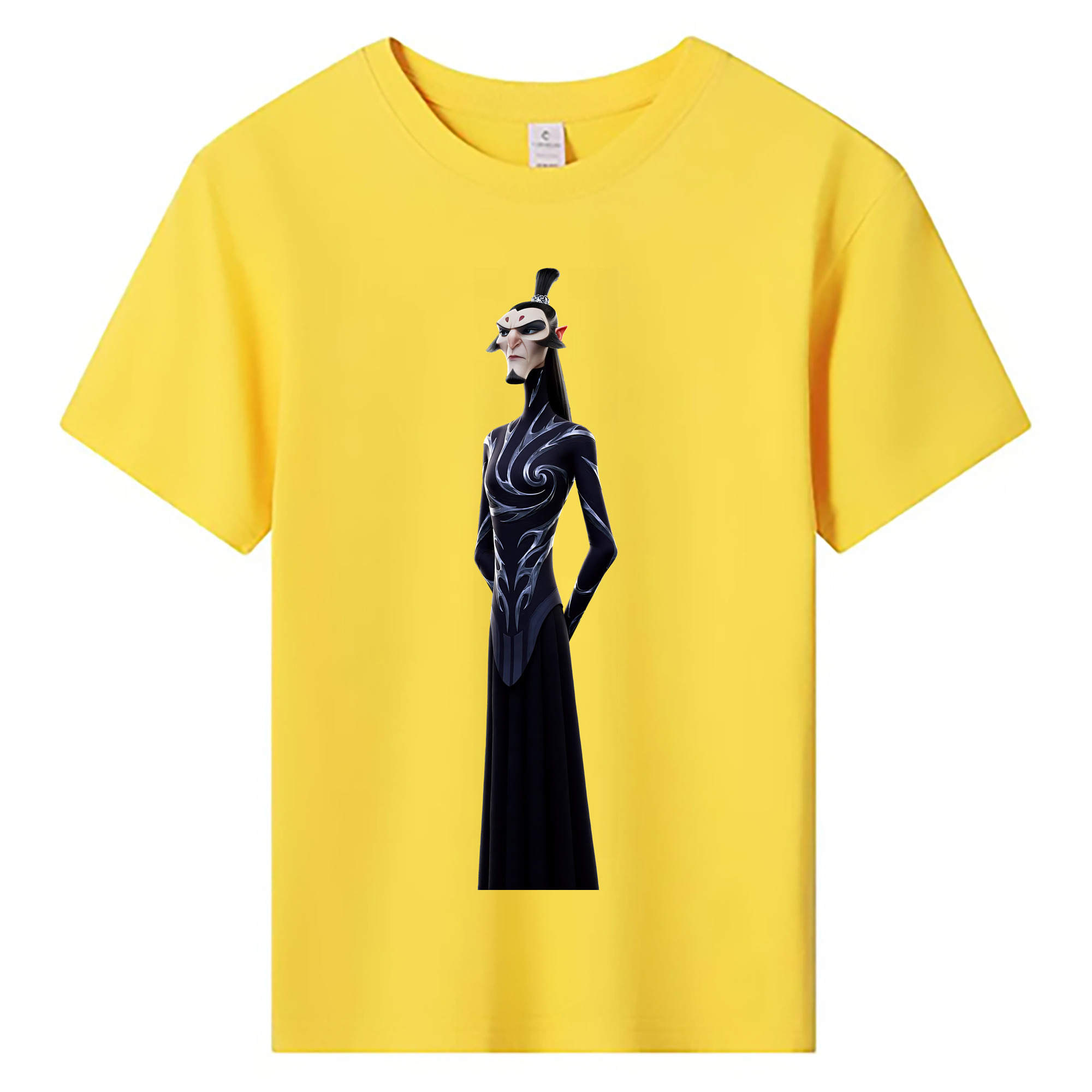 （画像用） Ne Zha 2 ナタ 魔童の大暴れ 綿100％キッズTシャツ（フロントプリント）