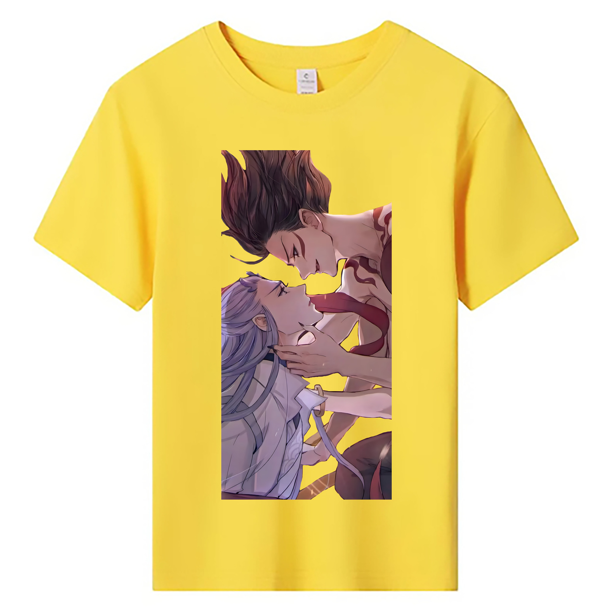 （画像用） Ne Zha 2 ナタ 魔童の大暴れ 綿100％キッズTシャツ（フロントプリント）