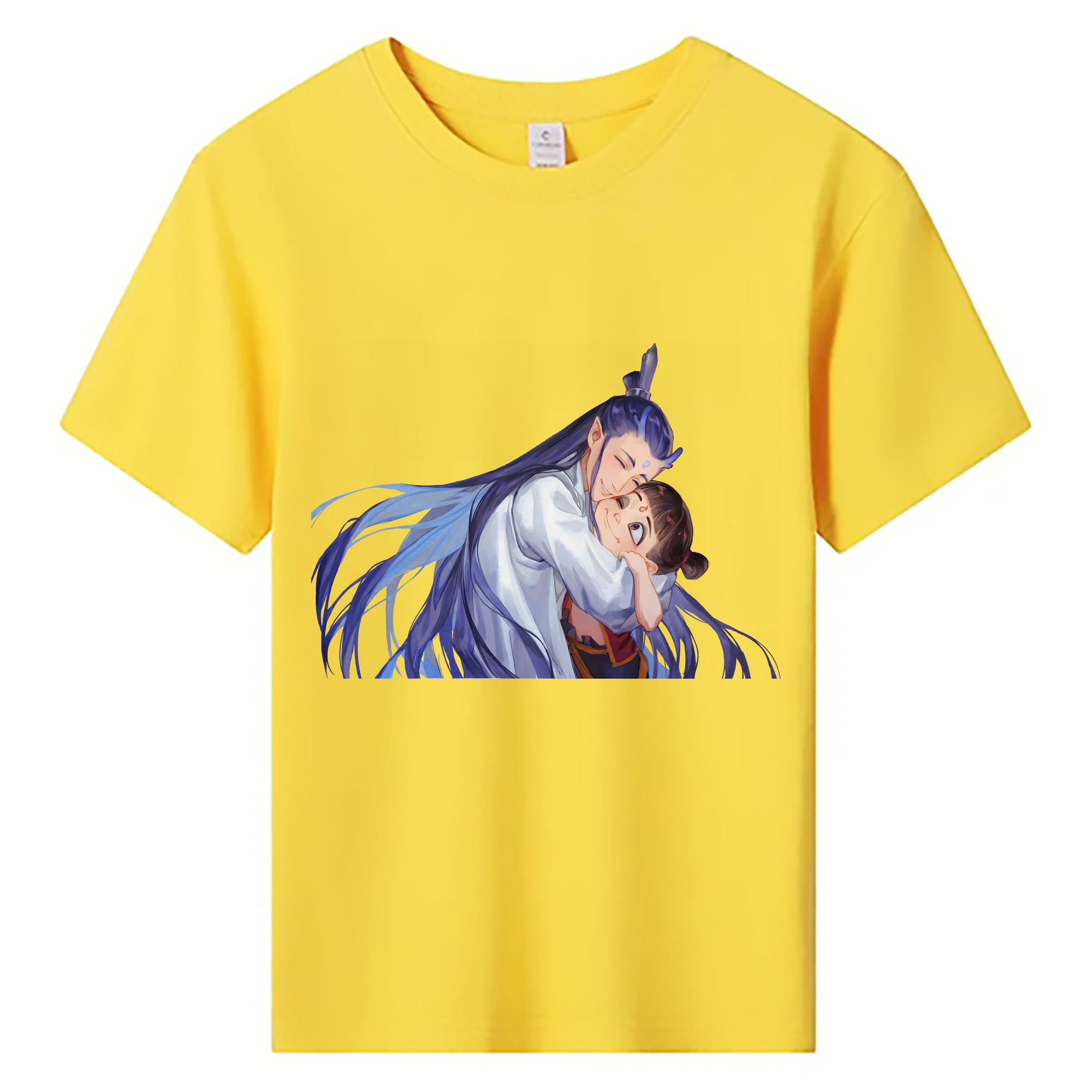 （画像用） Ne Zha 2 ナタ 魔童の大暴れ 綿100％キッズTシャツ（フロントプリント）