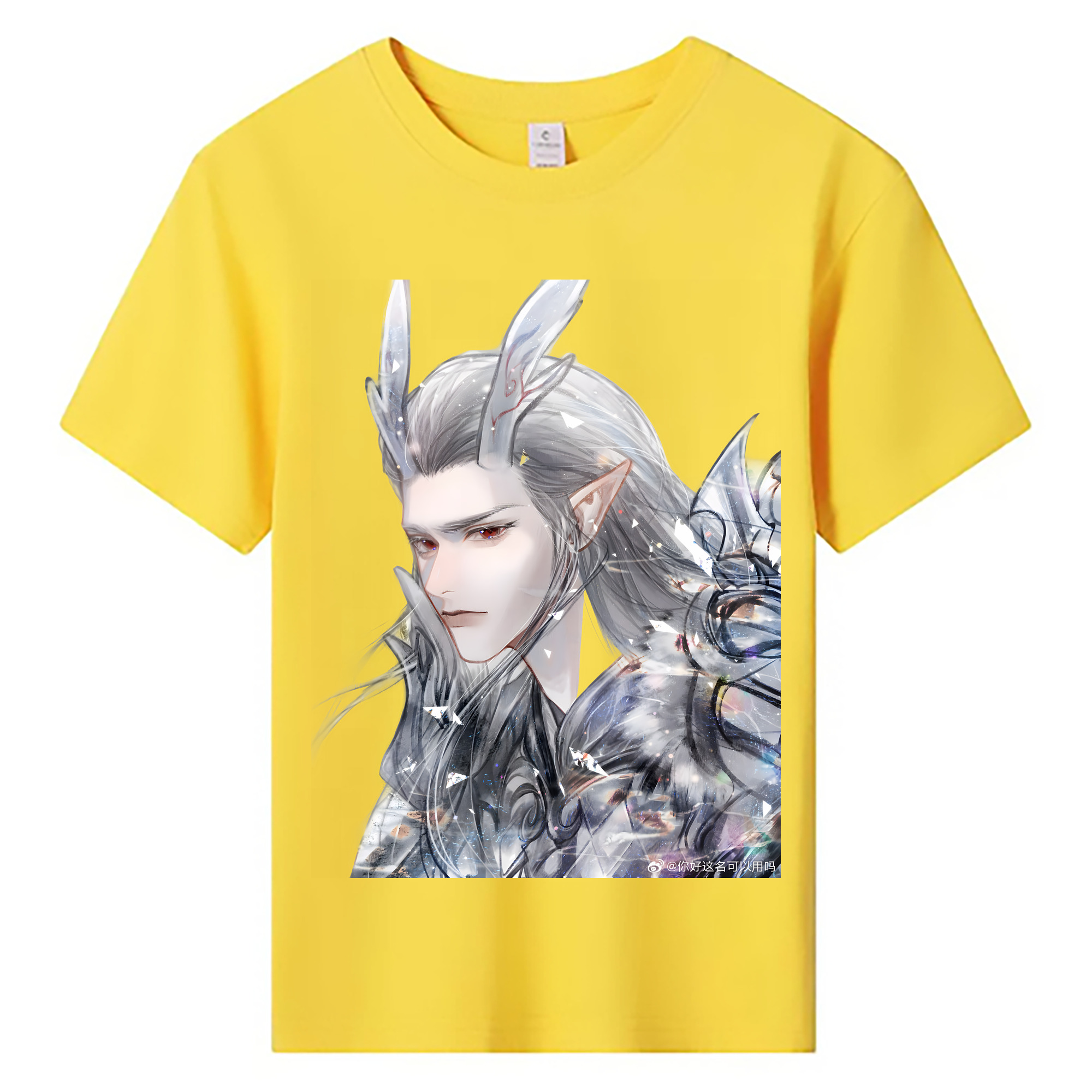 （画像用） Ne Zha 2 ナタ 魔童の大暴れ 綿100％キッズTシャツ（フロントプリント）