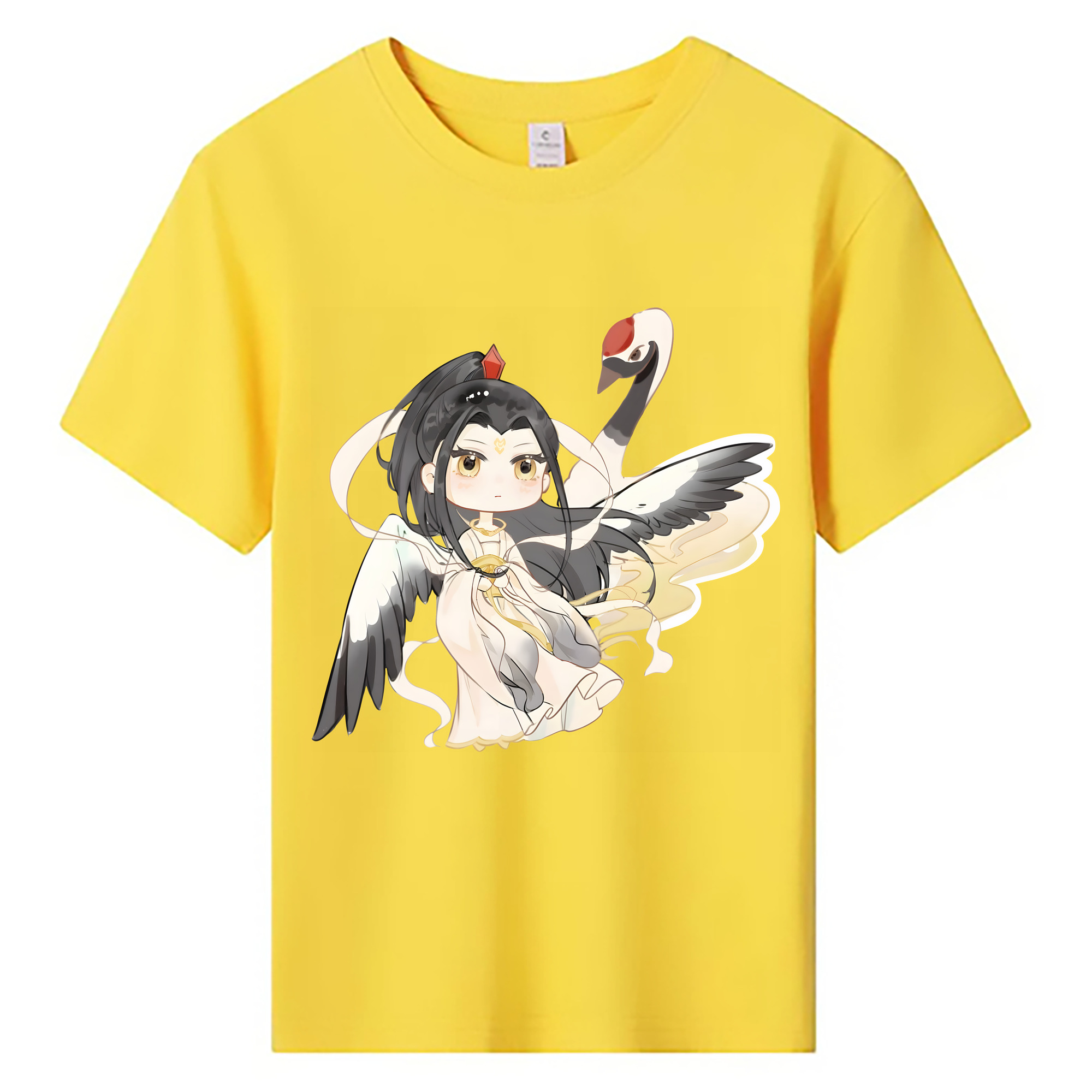 （画像用） Ne Zha 2 ナタ 魔童の大暴れ 綿100％キッズTシャツ（フロントプリント）