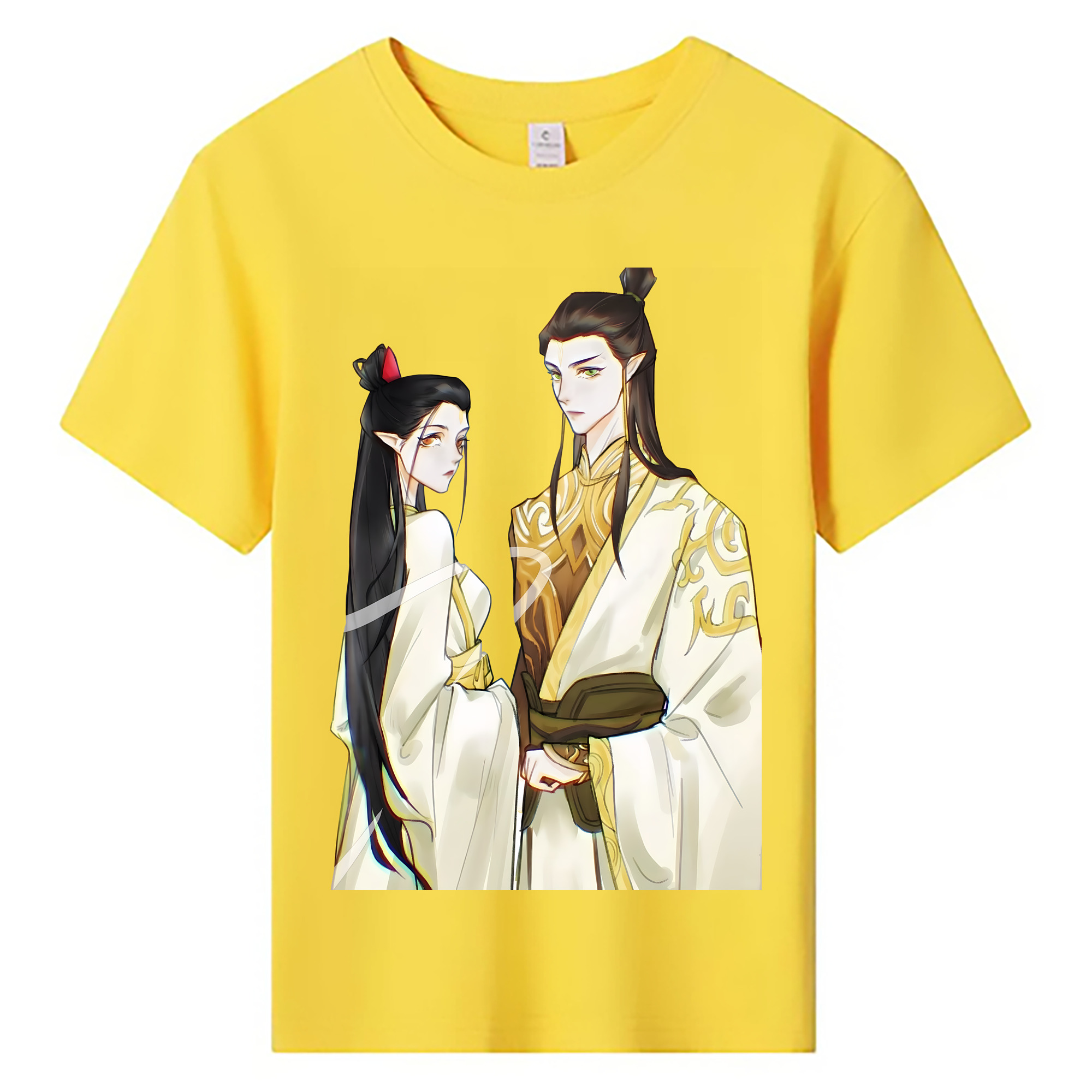 （画像用） Ne Zha 2 ナタ 魔童の大暴れ 綿100％キッズTシャツ（フロントプリント）