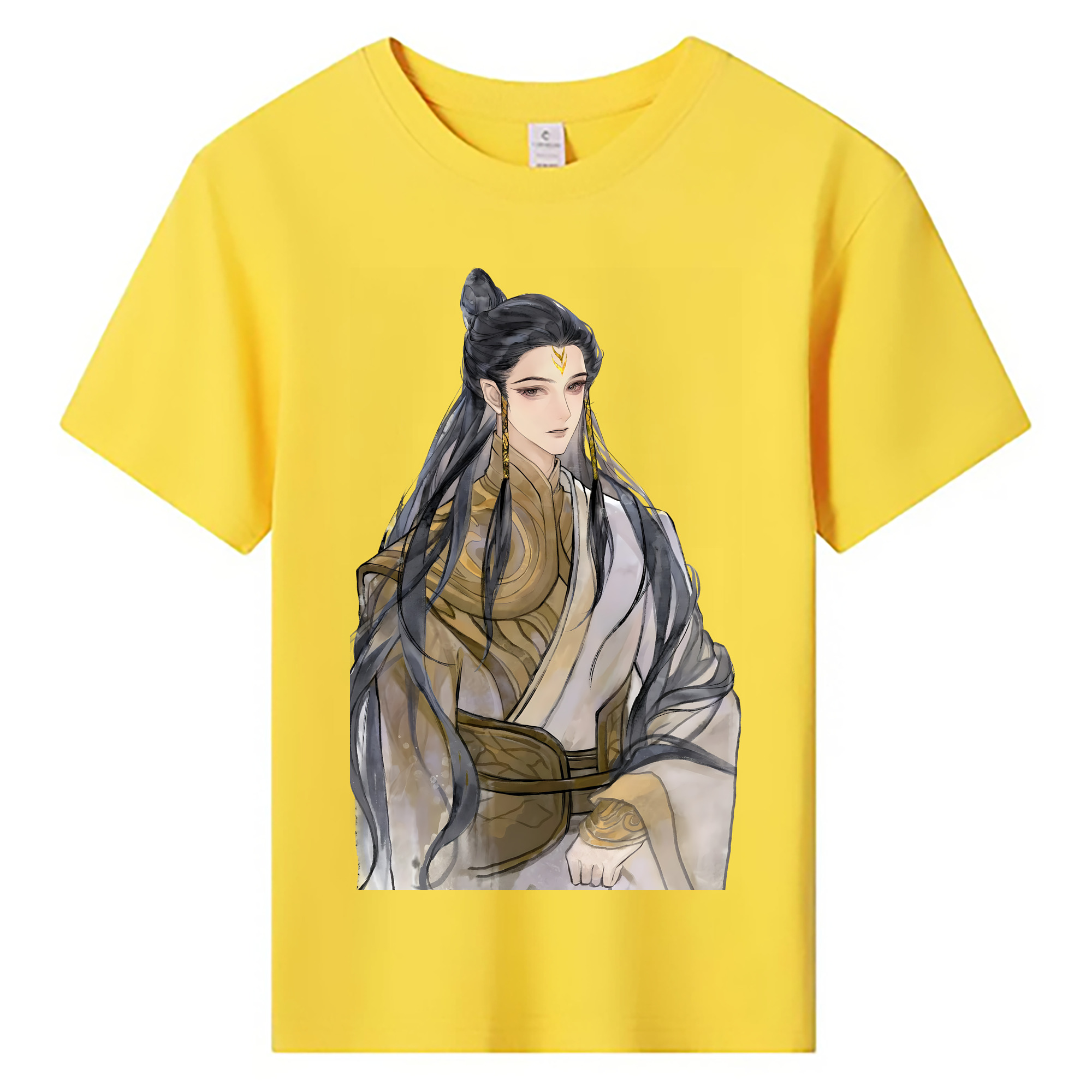 （画像用） Ne Zha 2 ナタ 魔童の大暴れ 綿100％キッズTシャツ（フロントプリント）