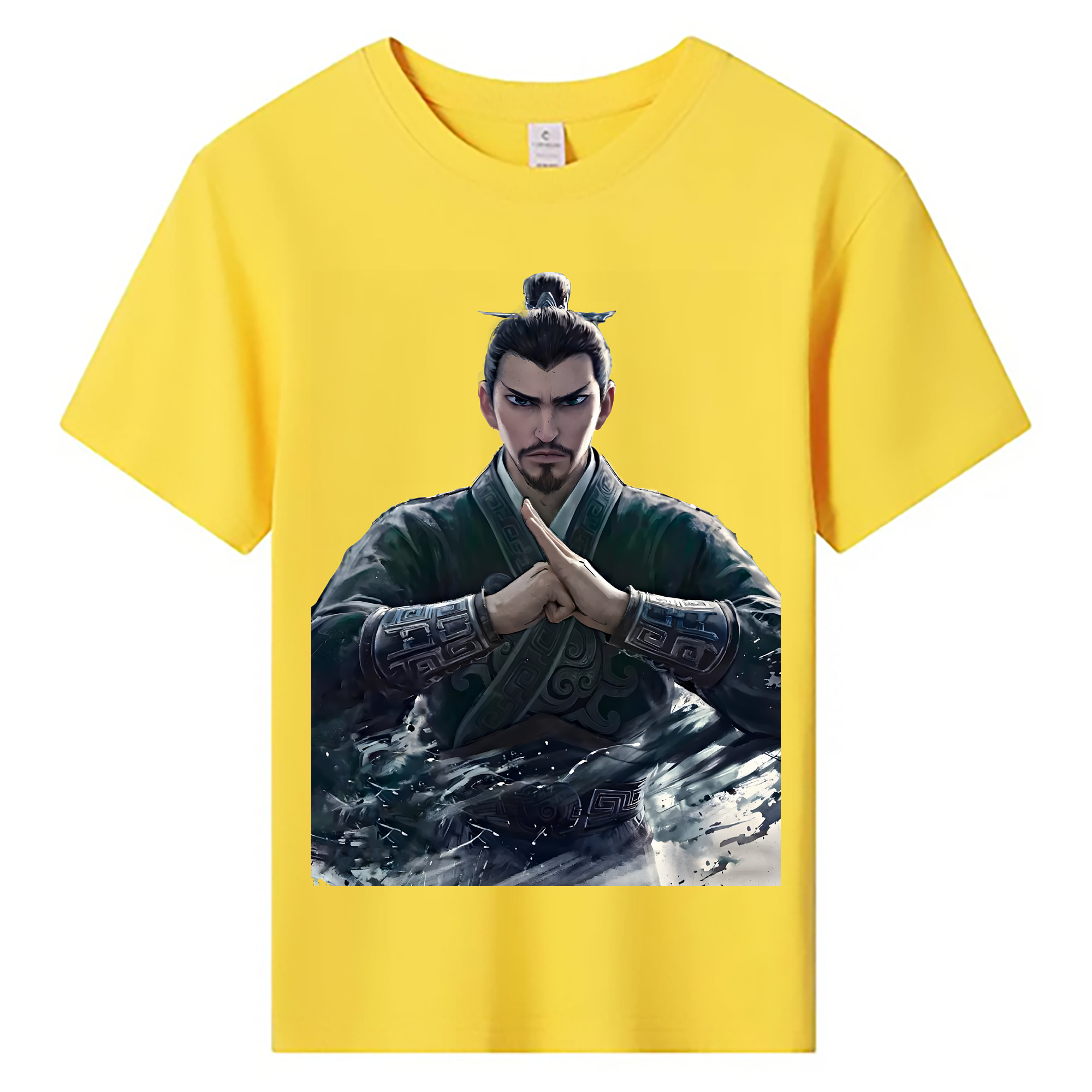 （画像用） Ne Zha 2 ナタ 魔童の大暴れ 綿100％キッズTシャツ（フロントプリント）