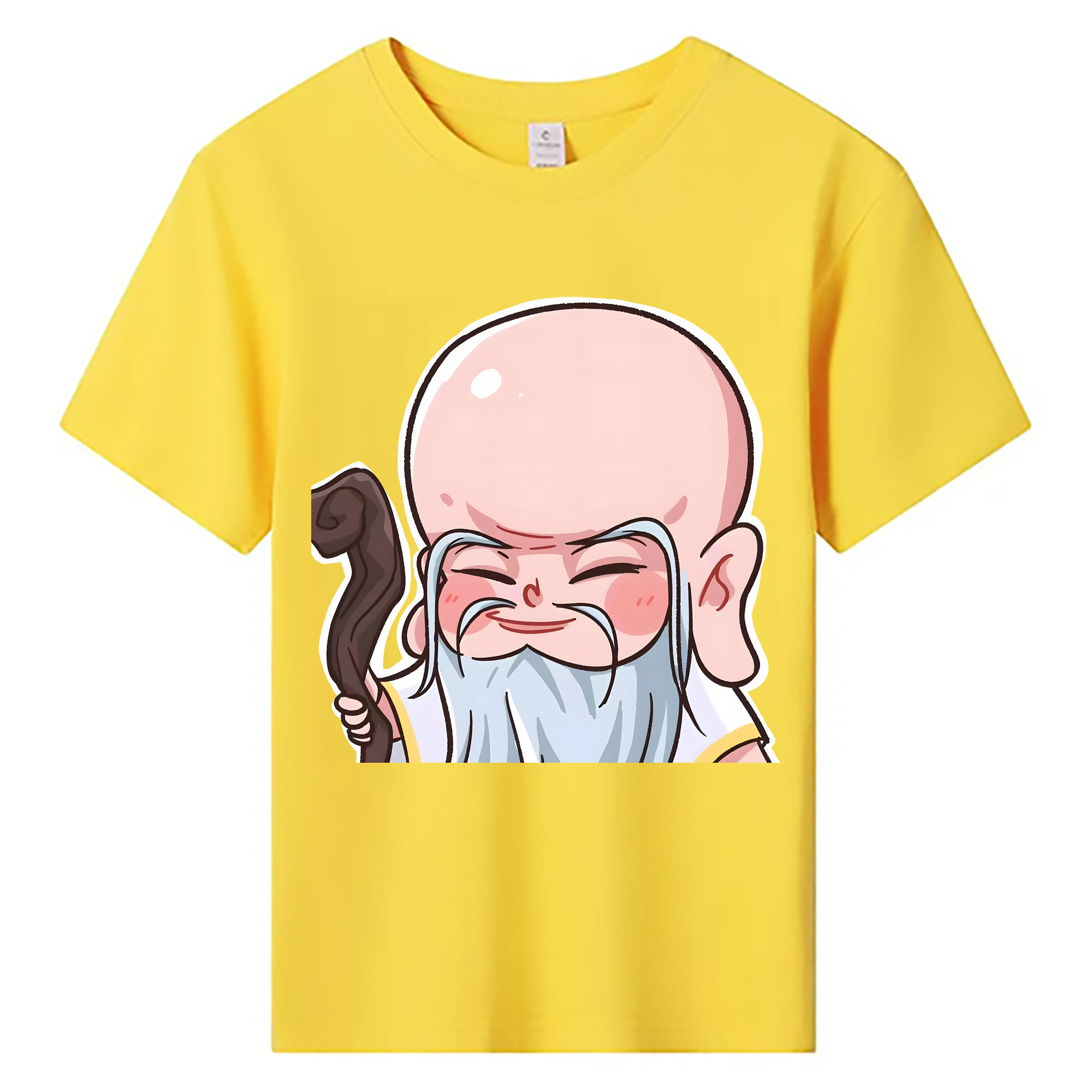 （画像用） Ne Zha 2 ナタ 魔童の大暴れ 綿100％キッズTシャツ（フロントプリント）