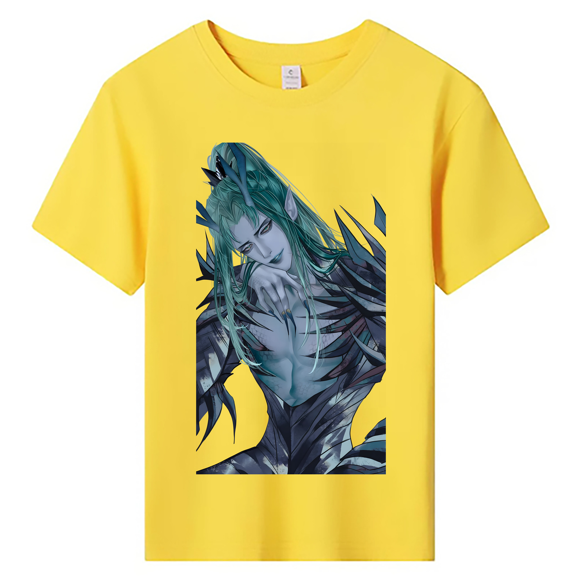 （画像用） Ne Zha 2 ナタ 魔童の大暴れ 綿100％キッズTシャツ（フロントプリント）