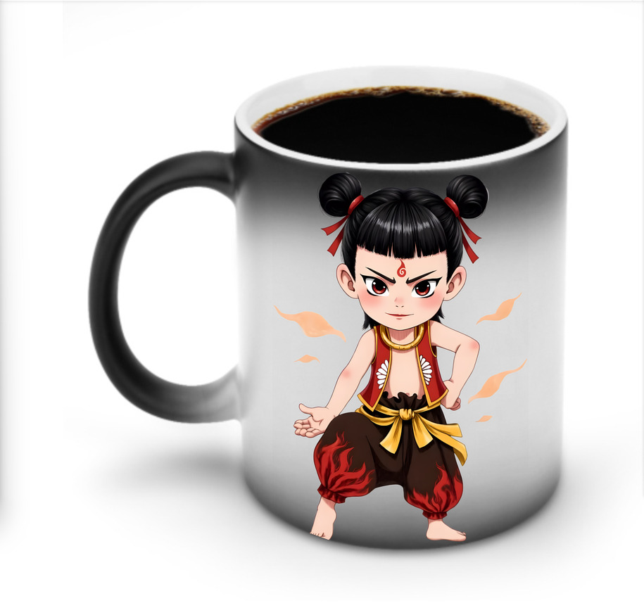 （画像用） Ne Zha 2 ナタ 魔童の大暴れ 温度変色マグカップ