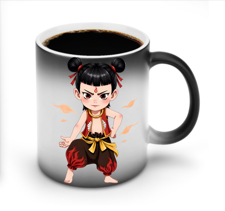 （画像用） Ne Zha 2 ナタ 魔童の大暴れ 温度変色マグカップ