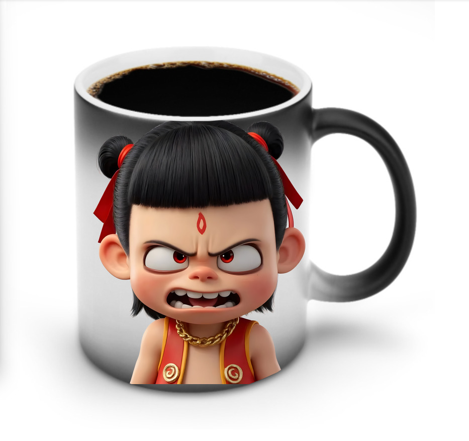 （画像用） Ne Zha 2 ナタ 魔童の大暴れ 温度変色マグカップ