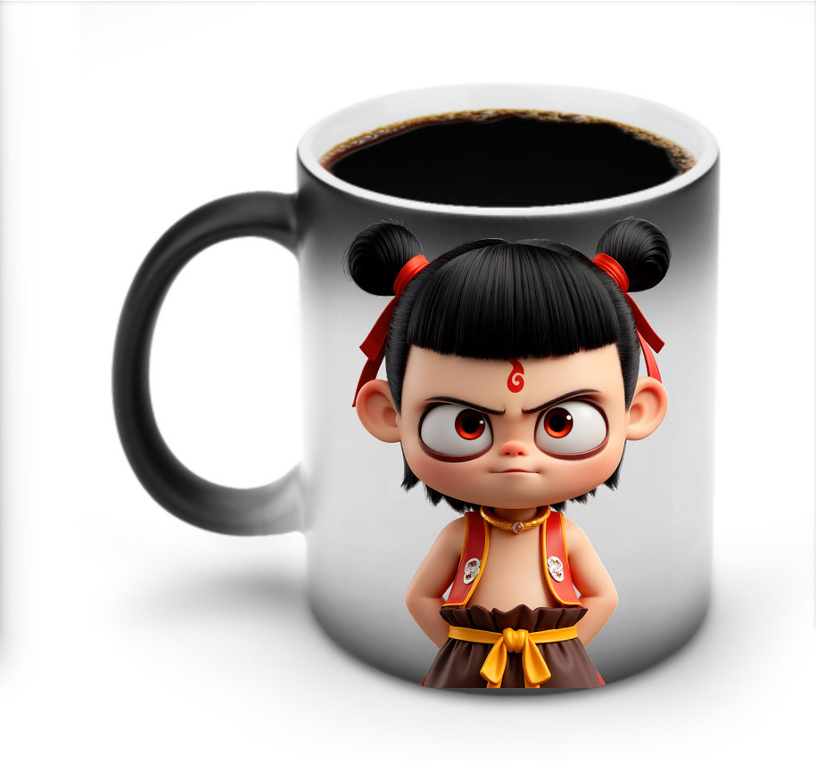 （画像用） Ne Zha 2 ナタ 魔童の大暴れ 温度変色マグカップ