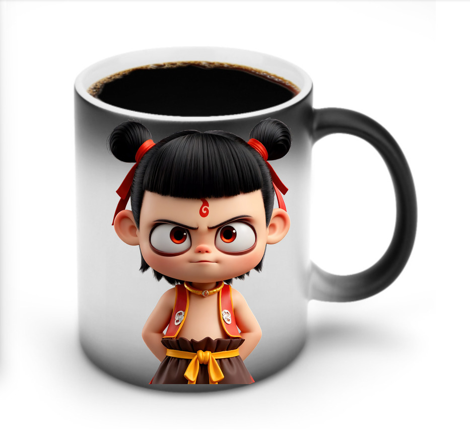 （画像用） Ne Zha 2 ナタ 魔童の大暴れ 温度変色マグカップ