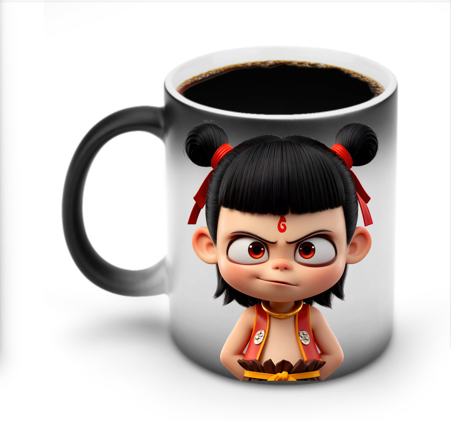 （画像用） Ne Zha 2 ナタ 魔童の大暴れ 温度変色マグカップ