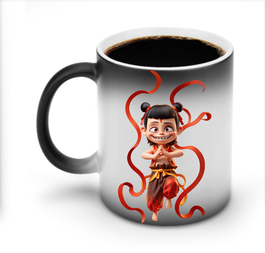 （画像用） Ne Zha 2 ナタ 魔童の大暴れ 温度変色マグカップ