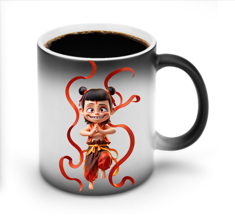 （画像用） Ne Zha 2 ナタ 魔童の大暴れ 温度変色マグカップ