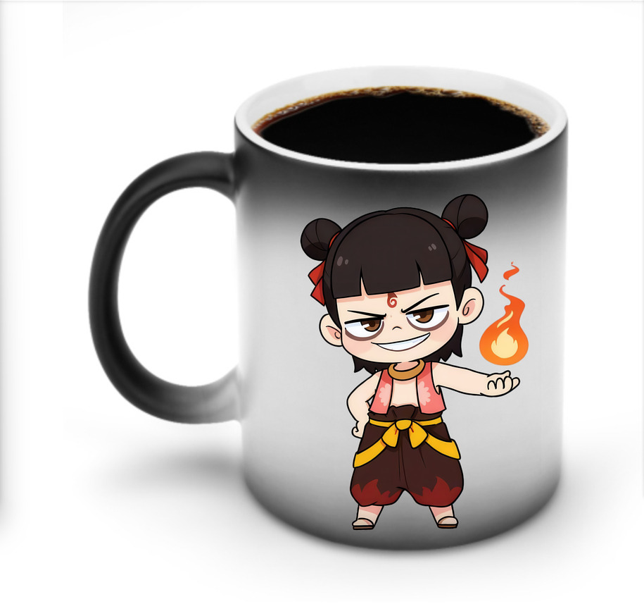 （画像用） Ne Zha 2 ナタ 魔童の大暴れ 温度変色マグカップ