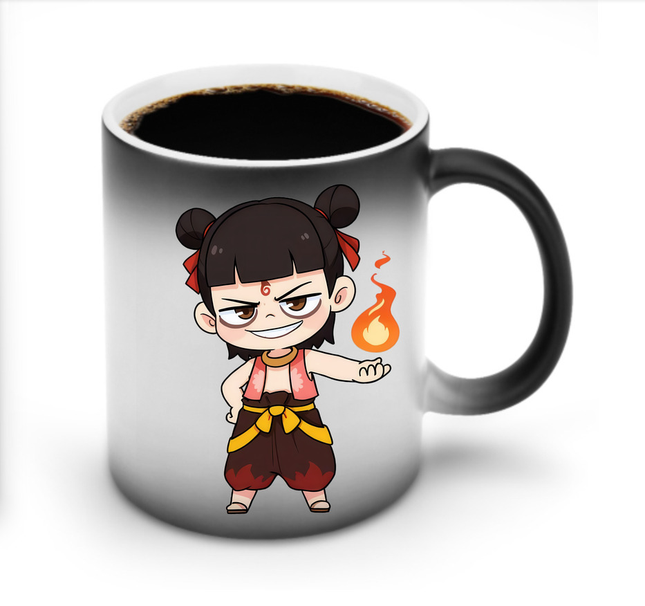 （画像用） Ne Zha 2 ナタ 魔童の大暴れ 温度変色マグカップ