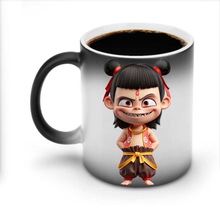 （画像用） Ne Zha 2 ナタ 魔童の大暴れ 温度変色マグカップ