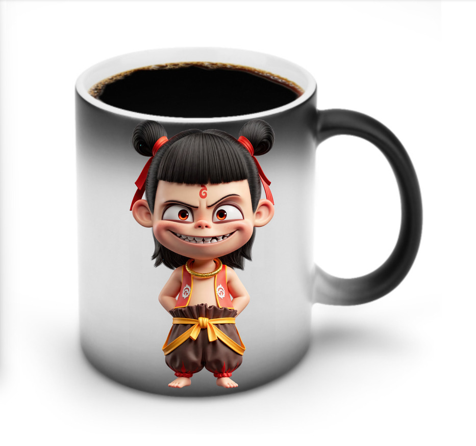 （画像用） Ne Zha 2 ナタ 魔童の大暴れ 温度変色マグカップ