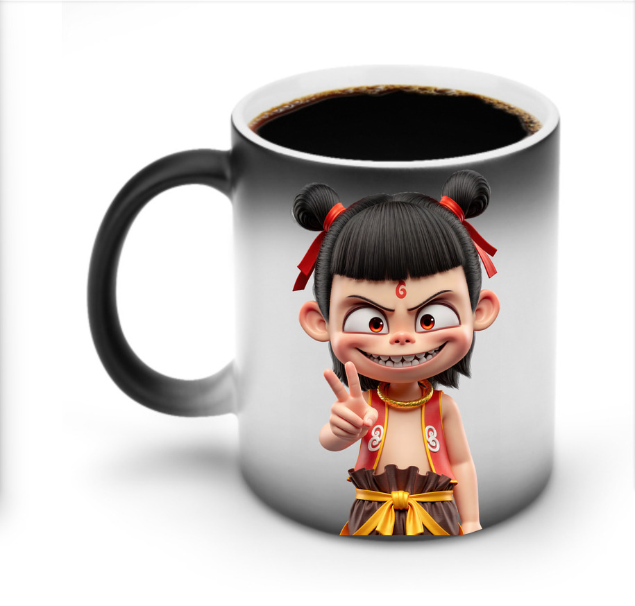 （画像用） Ne Zha 2 ナタ 魔童の大暴れ 温度変色マグカップ