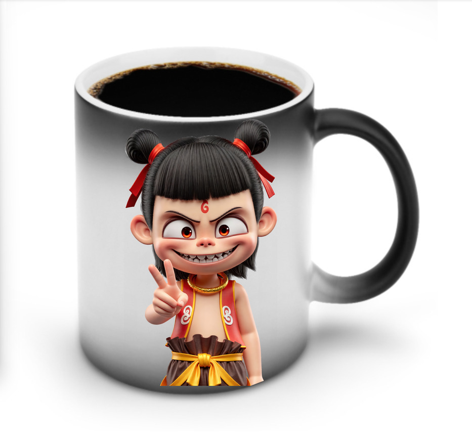 （画像用） Ne Zha 2 ナタ 魔童の大暴れ 温度変色マグカップ