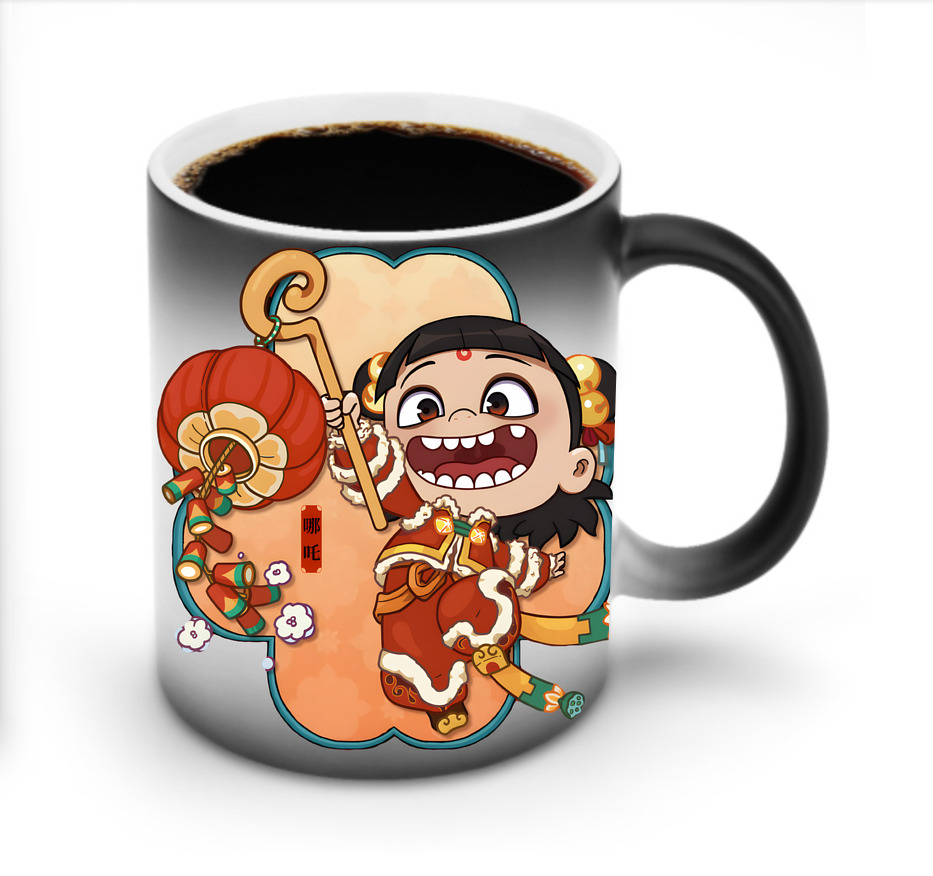 （画像用） Ne Zha 2 ナタ 魔童の大暴れ 温度変色マグカップ