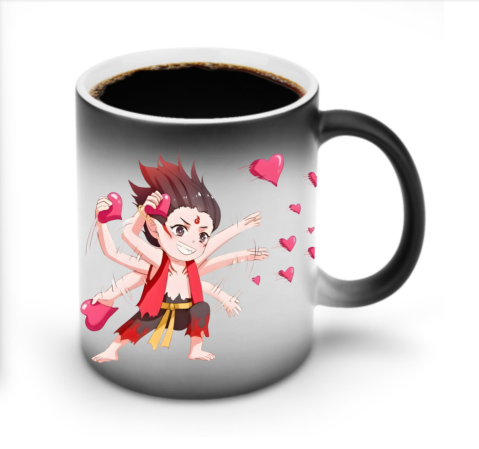 （画像用） Ne Zha 2 ナタ 魔童の大暴れ 温度変色マグカップ
