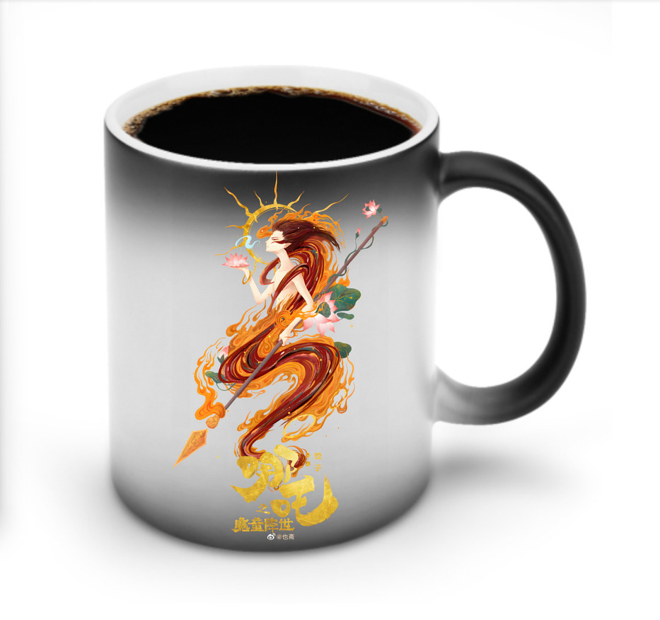 （画像用） Ne Zha 2 ナタ 魔童の大暴れ 温度変色マグカップ