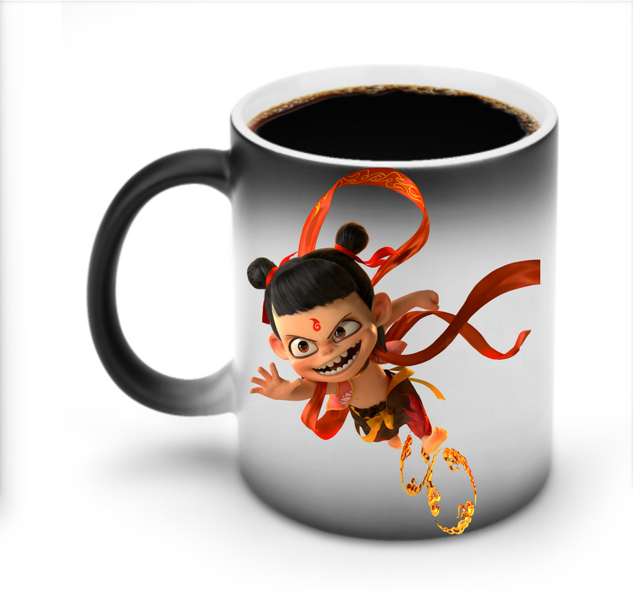 （画像用） Ne Zha 2 ナタ 魔童の大暴れ 温度変色マグカップ