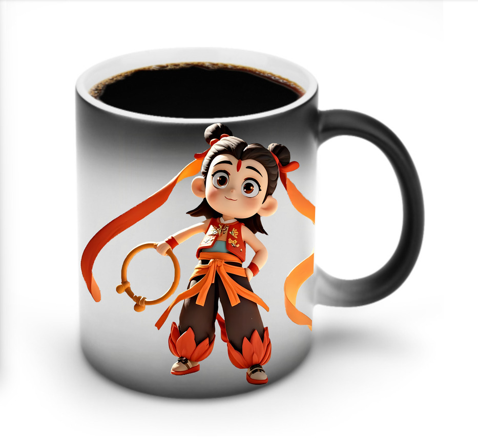 （画像用） Ne Zha 2 ナタ 魔童の大暴れ 温度変色マグカップ