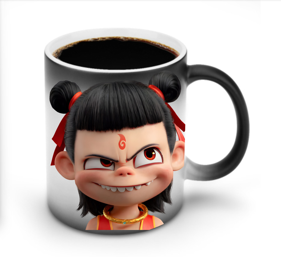 （画像用） Ne Zha 2 ナタ 魔童の大暴れ 温度変色マグカップ