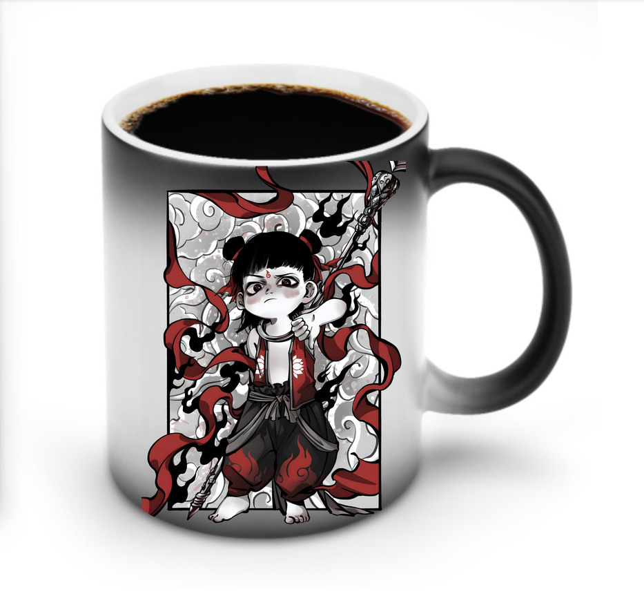 （画像用） Ne Zha 2 ナタ 魔童の大暴れ 温度変色マグカップ