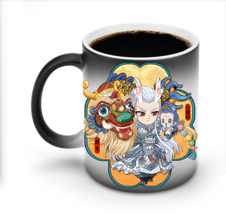 （画像用） Ne Zha 2 ナタ 魔童の大暴れ 温度変色マグカップ