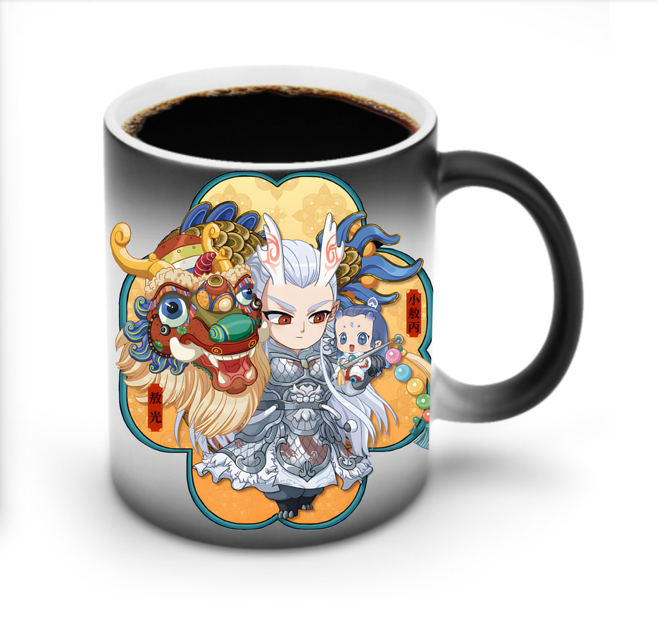 （画像用） Ne Zha 2 ナタ 魔童の大暴れ 温度変色マグカップ